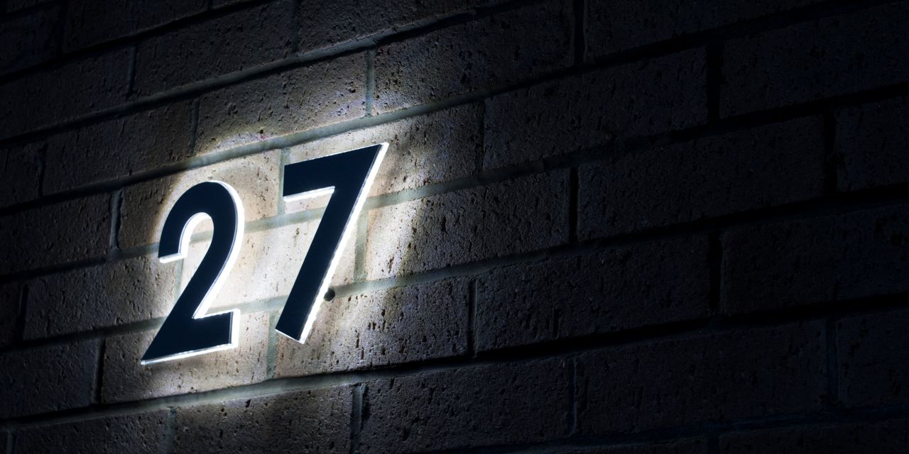 N-Lux™ Matt finish LED Floating Numbers
