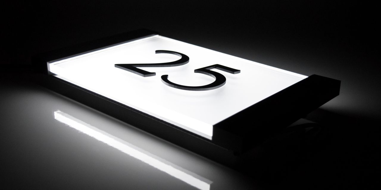 Aspire LED House Sign – Simplistically Elegant Illuminated Sign