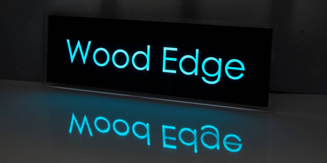 Sirius LED, High end back lit LED personalised house number and name sign